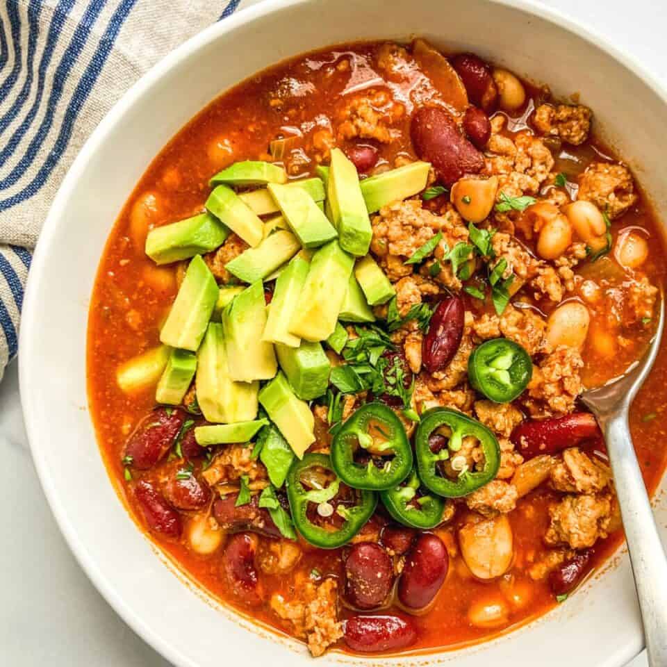 Ground Turkey Chili - This Healthy Table