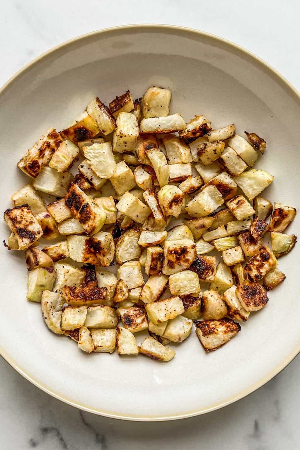 Easy Roasted Kohlrabi - This Healthy Table