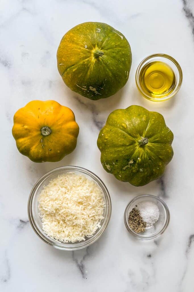 Roasted Patty Pan Squash with Parmesan This Healthy Table