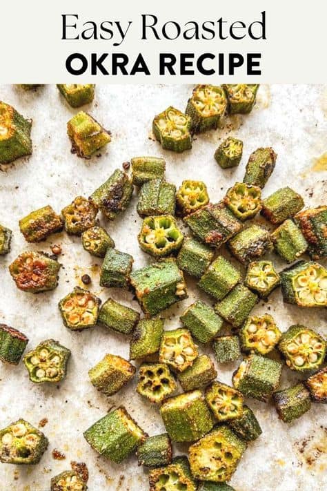 Oven Roasted Okra Recipe - This Healthy Table