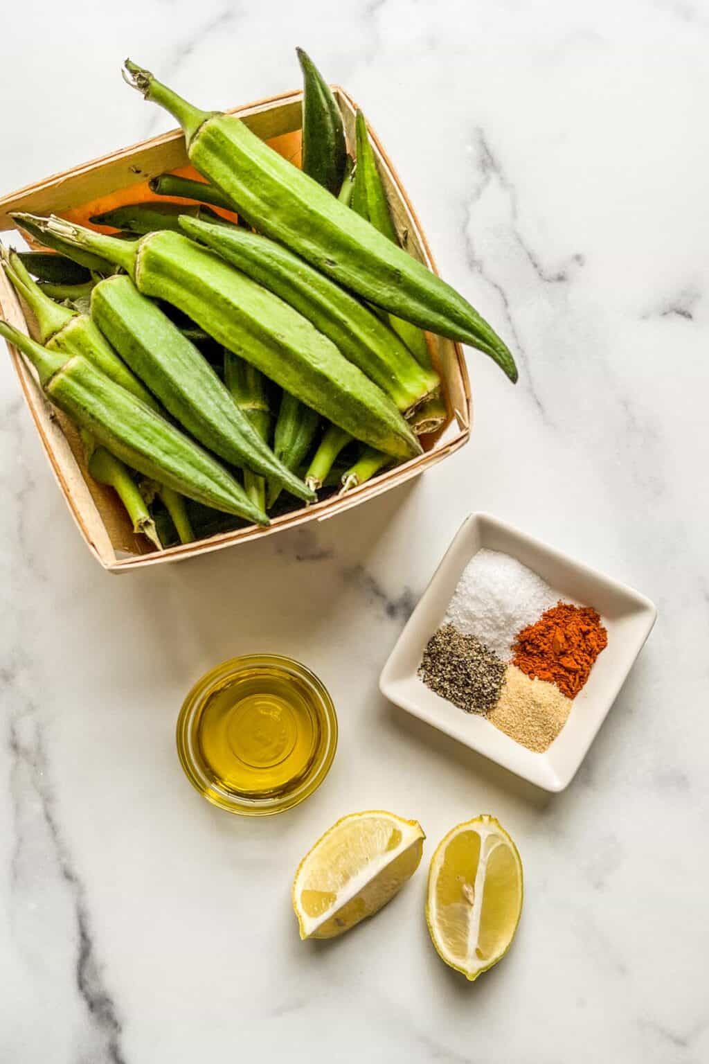 Oven Roasted Okra Recipe - This Healthy Table