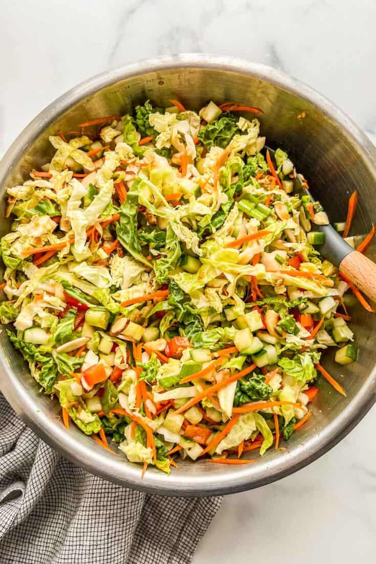 Savoy Cabbage Salad - This Healthy Table