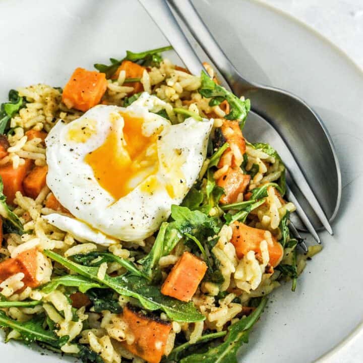 Sweet Potato Bowl with Green Curry