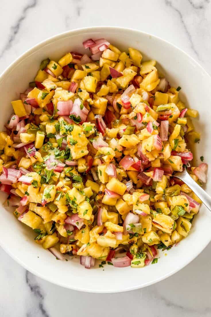 Grilled Pineapple Salsa This Healthy Table