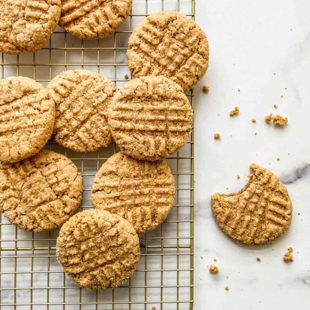 Almond Flour Peanut Butter Cookies (Vegan + GlutenFree) This Healthy Table