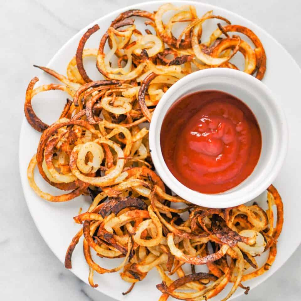 Baked Curly Fries Recipe This Healthy Table