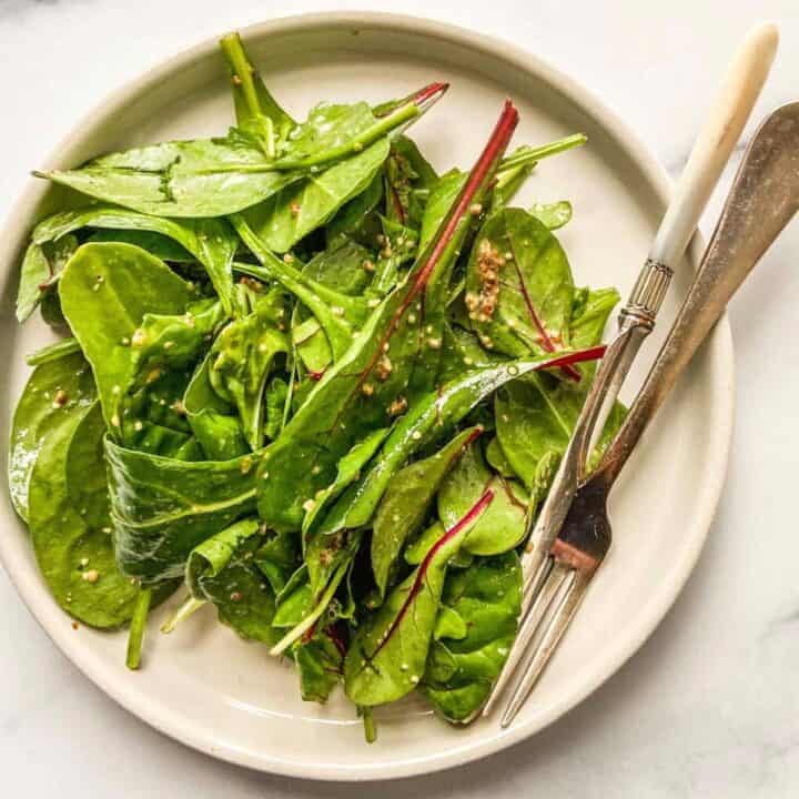 Easy Green Side Salad