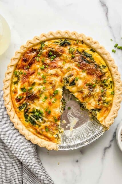 Vegetarian Quiche Recipe - This Healthy Table