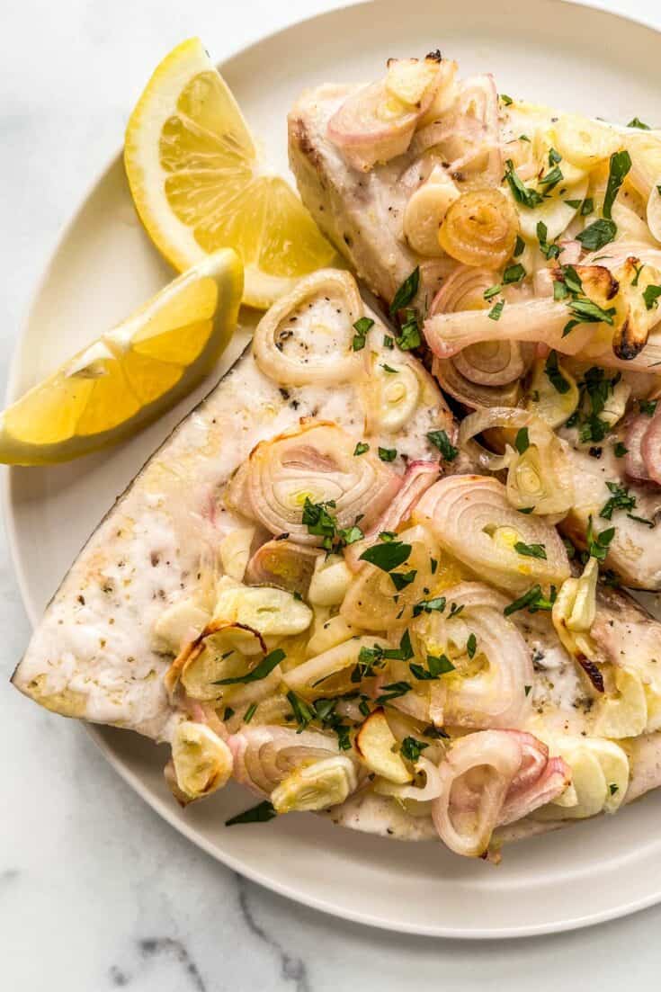 Lemon Baked Swordfish This Healthy Table