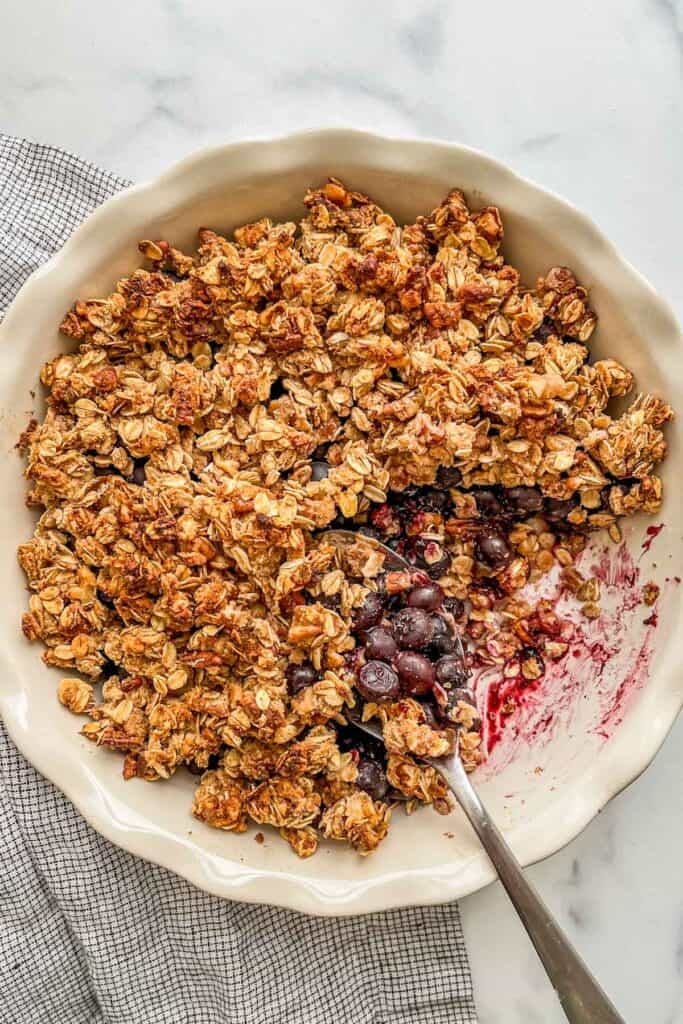 Healthy Blueberry Crisp - This Healthy Table