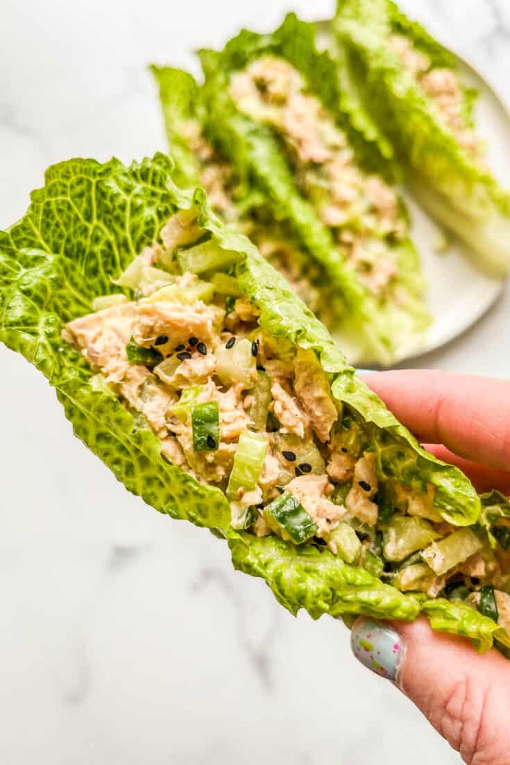 Tuna Salad Lettuce Wraps This Healthy Table