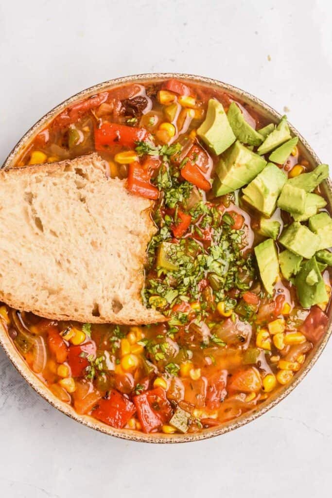 Mexican Vegetable Soup Recipe This Healthy Table