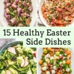 Healthy Easter side dishes pin.
