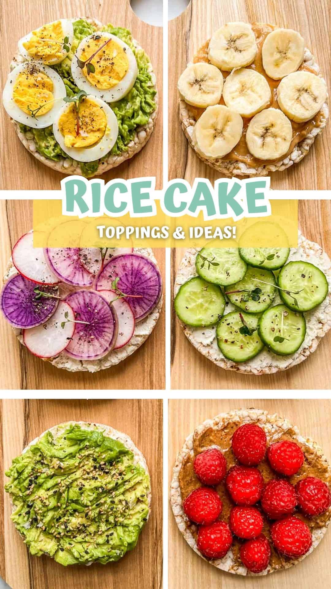 Healthy Toppings for Rice Cakes This Healthy Table