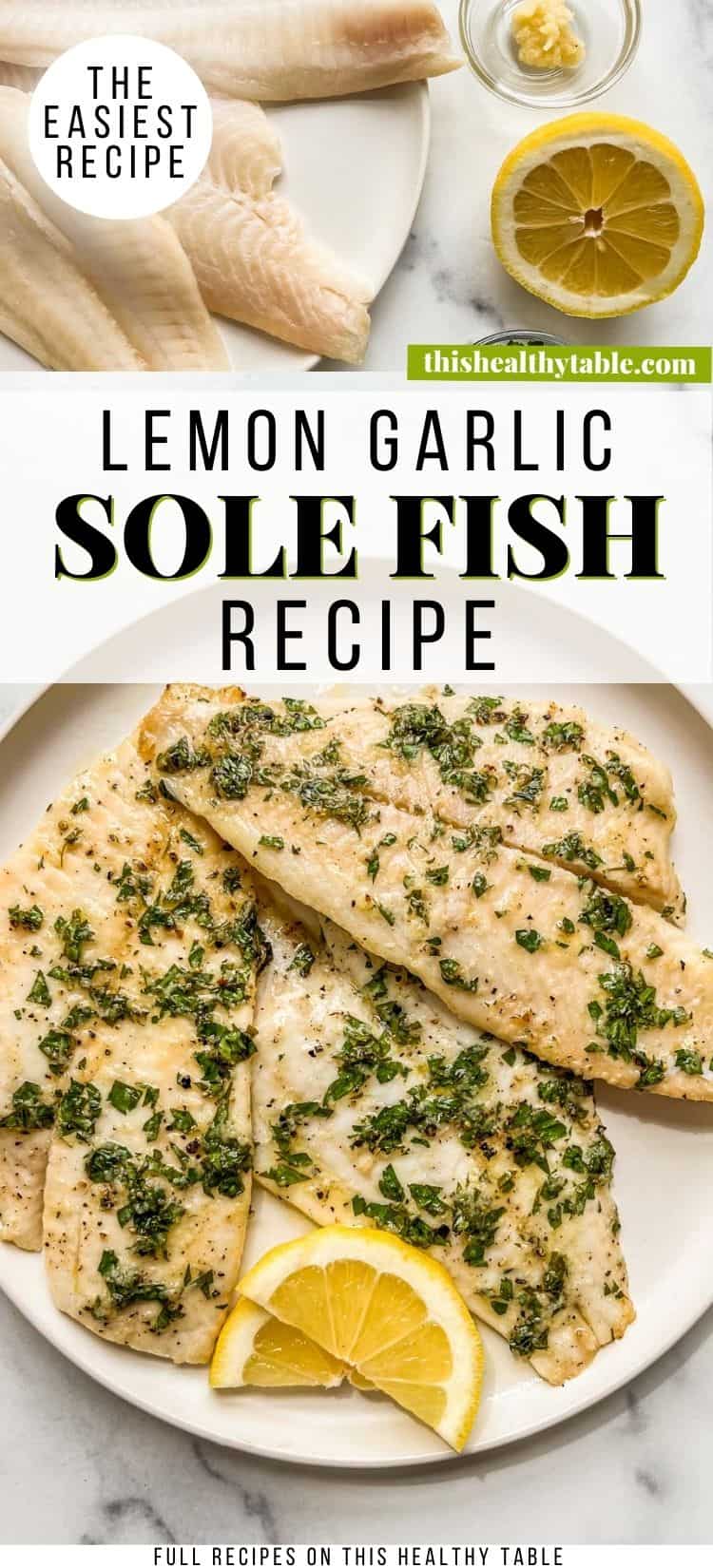 Lemon Garlic Sole Recipe This Healthy Table