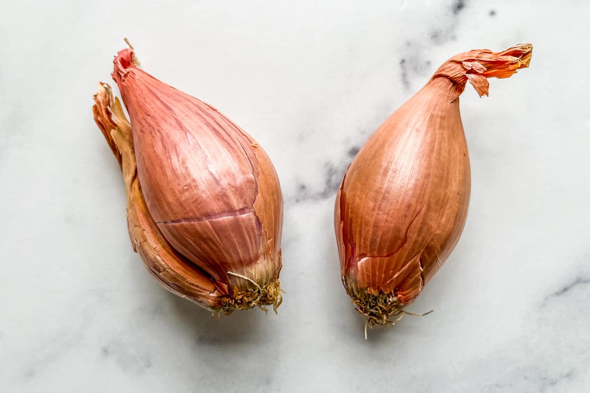 Two shallots.