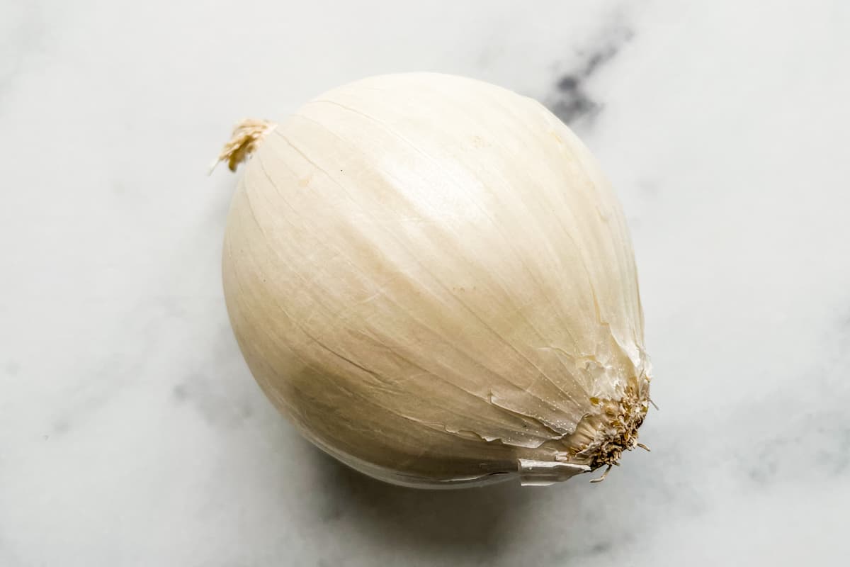 A white onion.