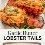 Garlic butter lobster tails pin.