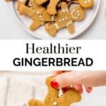 Healthy gingerbread pin.