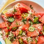 Watermelon tajin salad pin.