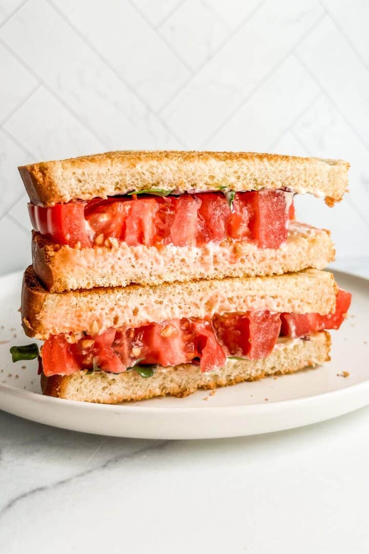 Tomato Sandwich - This Healthy Table
