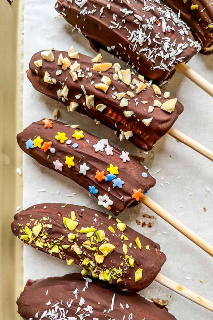 Chocolate Dipped Bananas - This Healthy Table - Present Banana Dip As A Treat