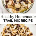 Healthy trail mix pin graphic.