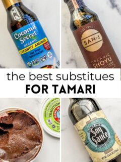 The best substitutes for tamari graphic.