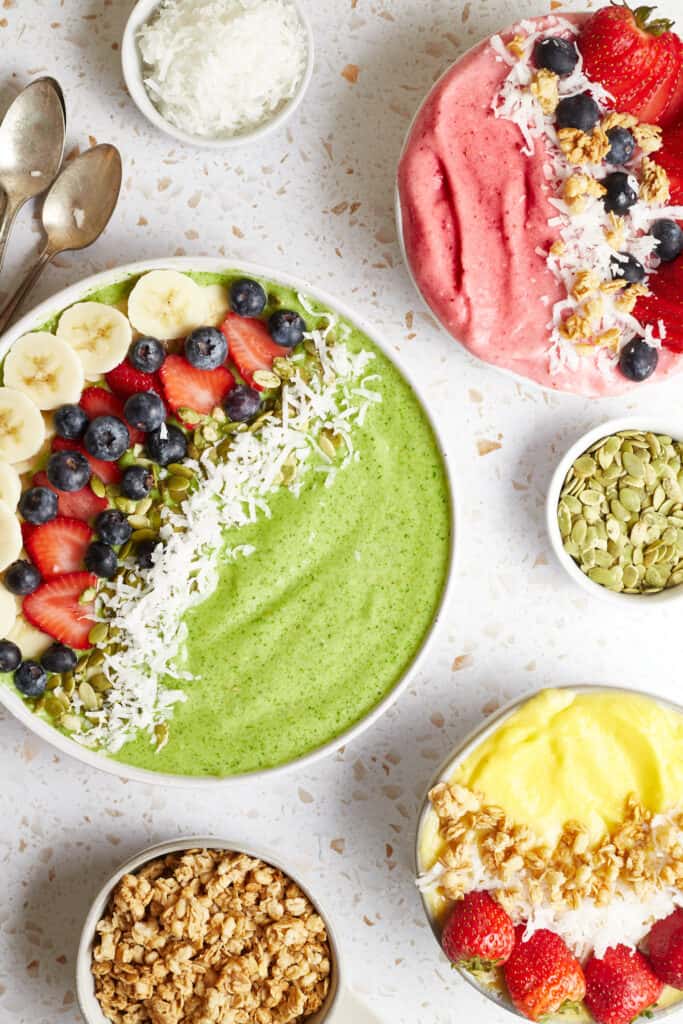 Easy Smoothie Bowls (3 Ways!) This Healthy Table