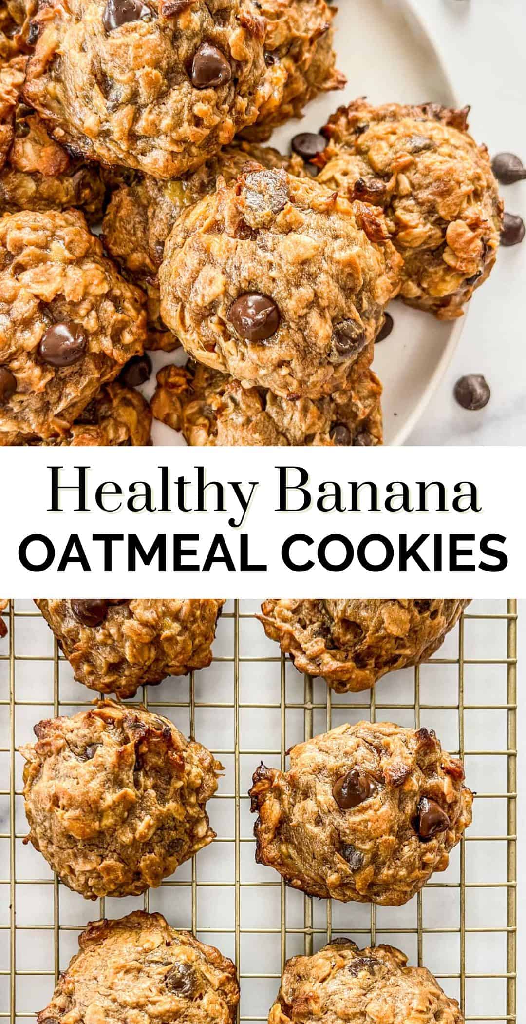 Healthy Banana Oatmeal Cookies - This Healthy Table