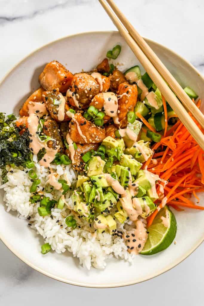 Crispy Salmon Bowls Recipe - This Healthy Table