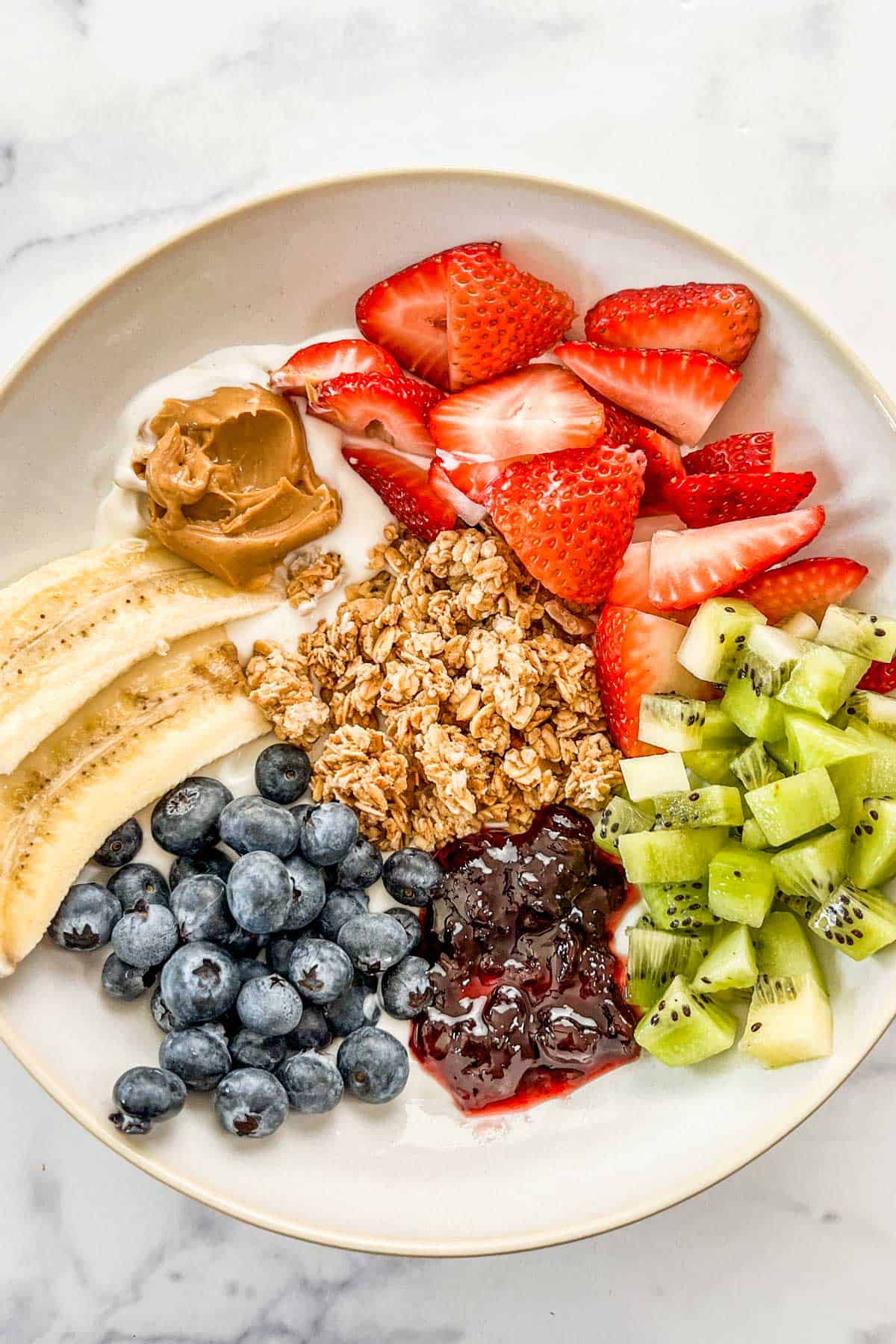 Peanut Butter Jam Yogurt Bowl With Granola Berries This Healthy Table Peanut Butter Jam Yogurt Bowl With Granola Berries This Healthy Table