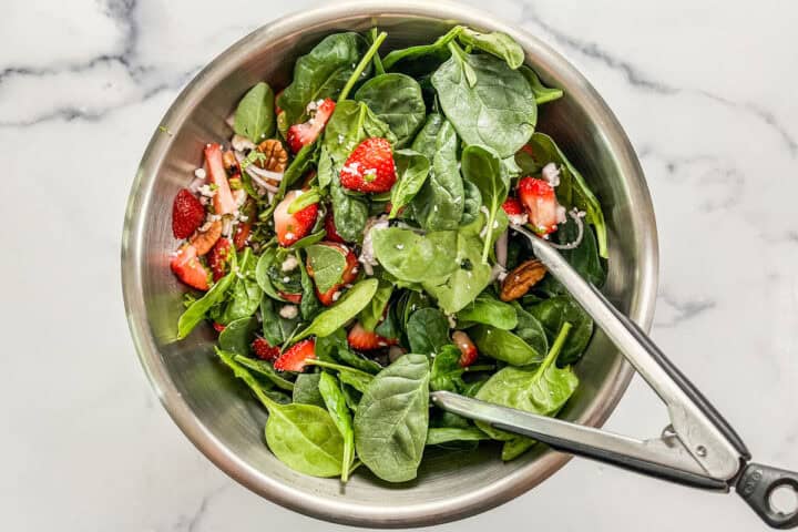 Strawberry Spinach Salad - This Healthy Table