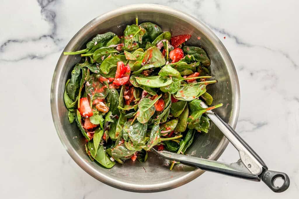 Strawberry Spinach Salad - This Healthy Table