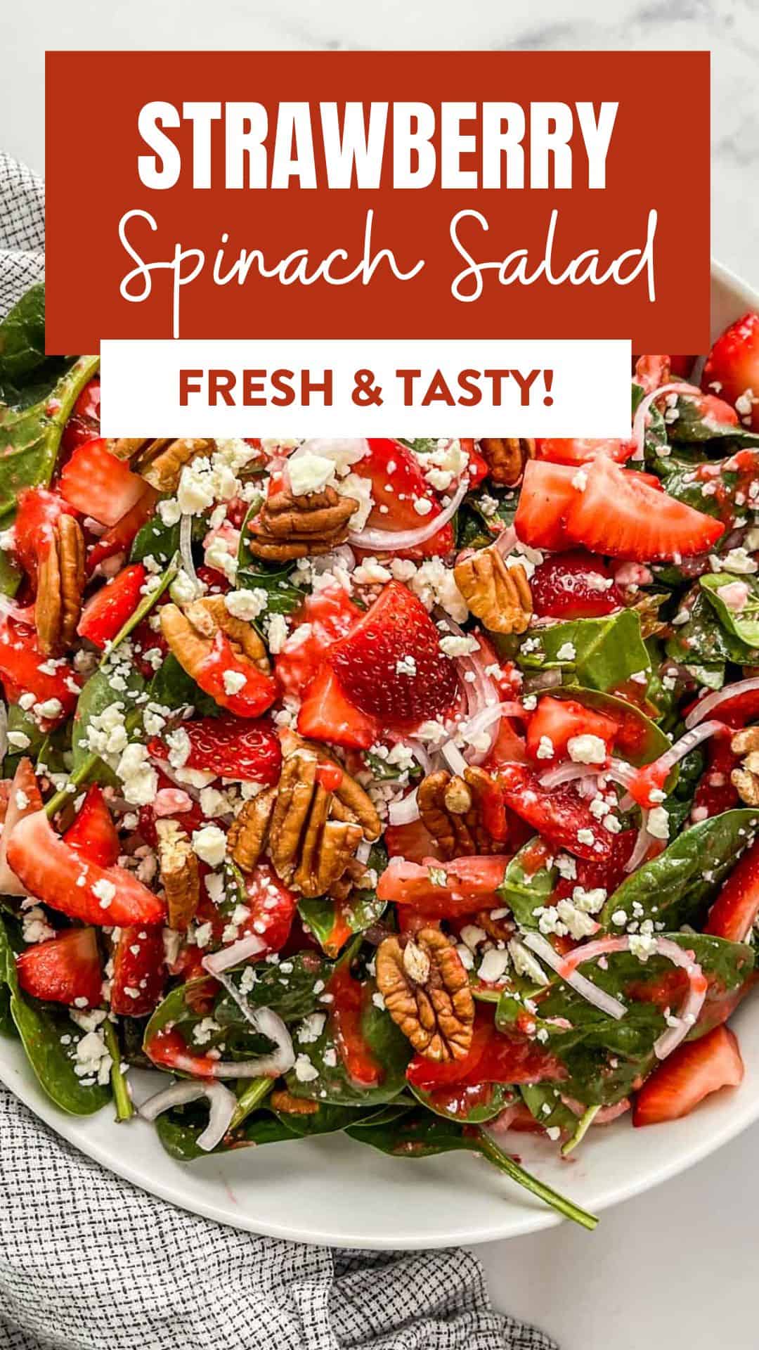 Strawberry Spinach Salad - This Healthy Table