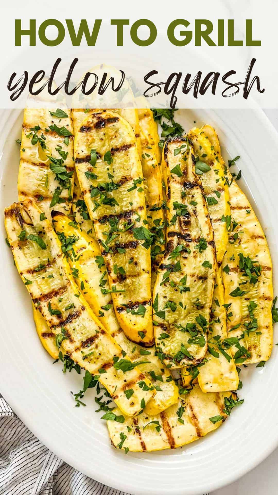 Grilled Yellow Squash Recipe - This Healthy Table