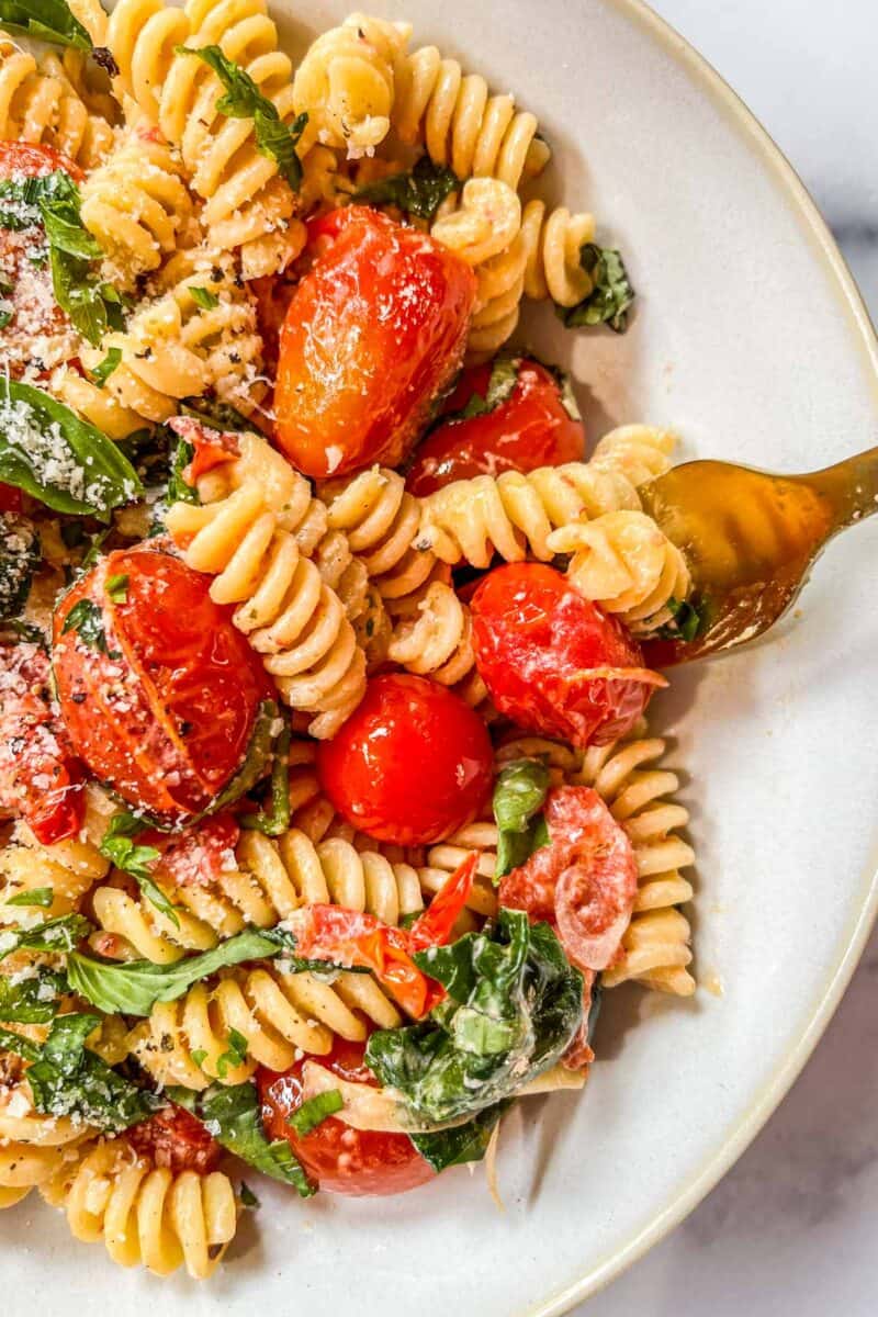 Baked Boursin Pasta Recipe - This Healthy Table