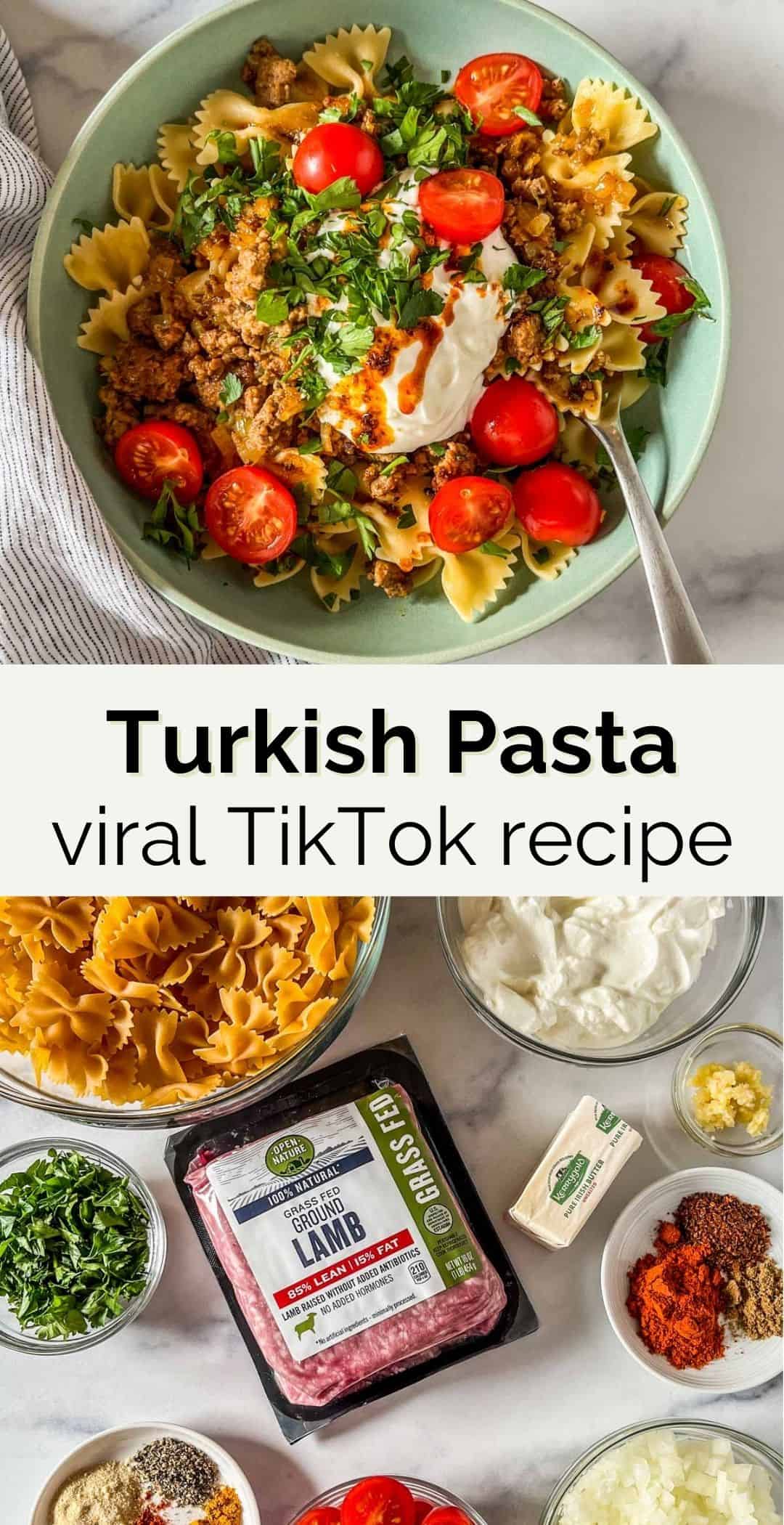 Turkish Pasta (Viral TikTok Recipe) - This Healthy Table