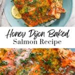 Honey DIjon salmon pin graphic.